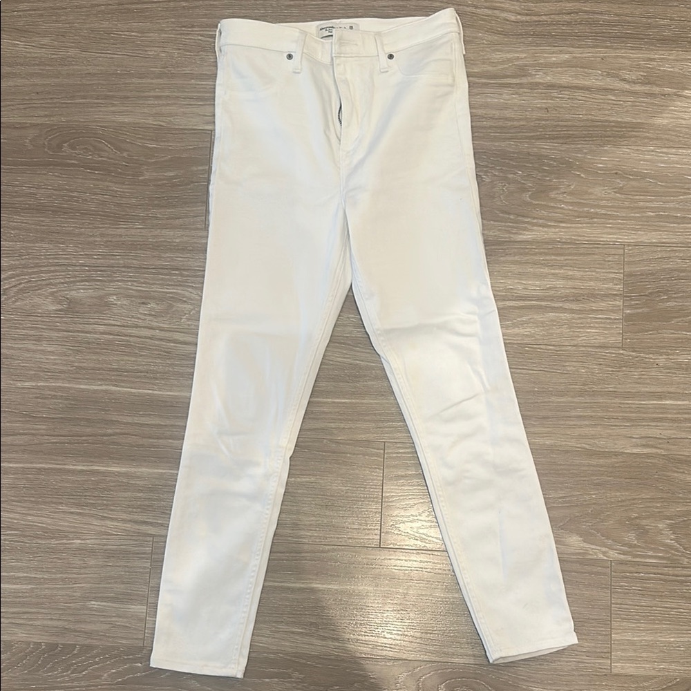Women's Abercrombie White Jeans
